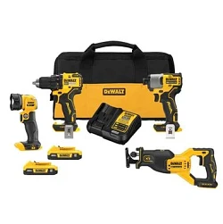 Dewalt 20V Max Cordless 4 Tool Comb...