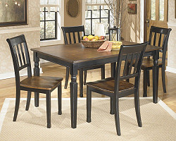 Ashley Owingsville Black/Brown 5 Pc...