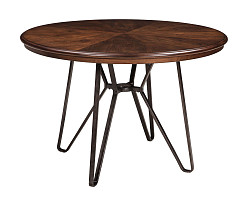 Ashley Centiar Two-tone Brown Round...