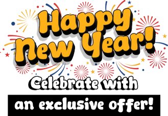 Happy New year! Celebrate with an exclusive offer!